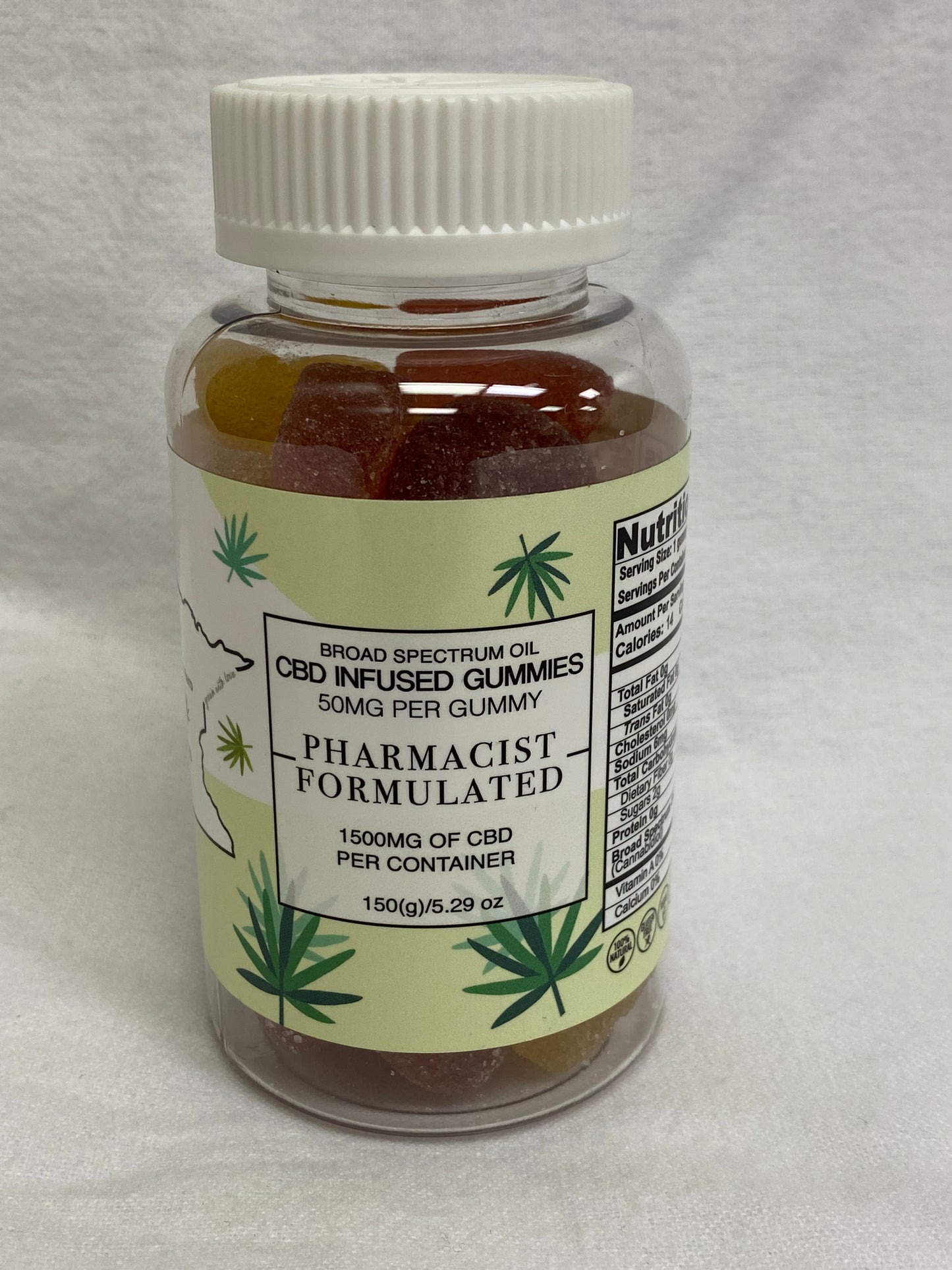 CBD Broad Spectrum Gummy Slices 1500mg