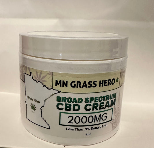 CBD cream 2000mg Broad Spectrum