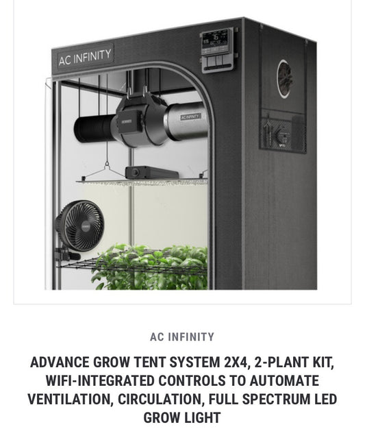 AC Infinity Grow Tent System 2x4